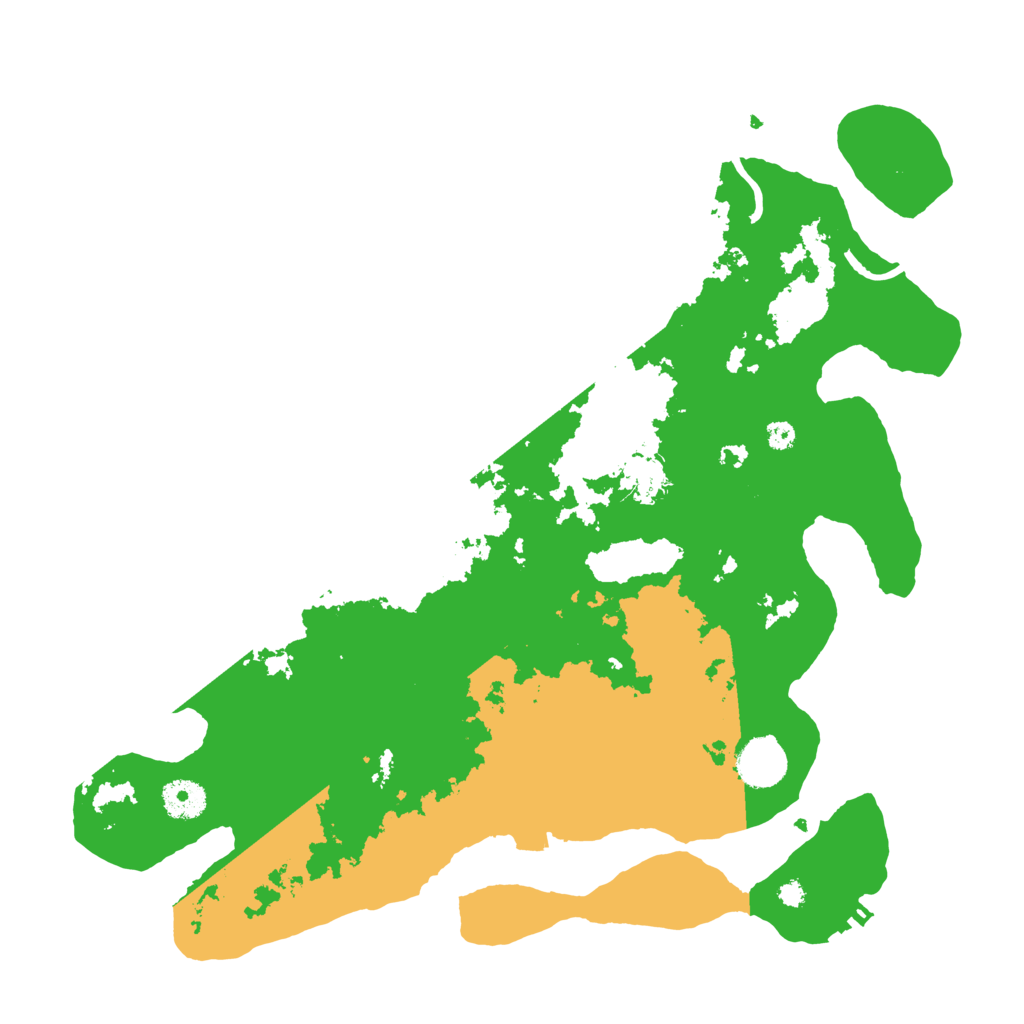 Biome Rust Map: Procedural Map, Size: 3700, Seed: 573549247