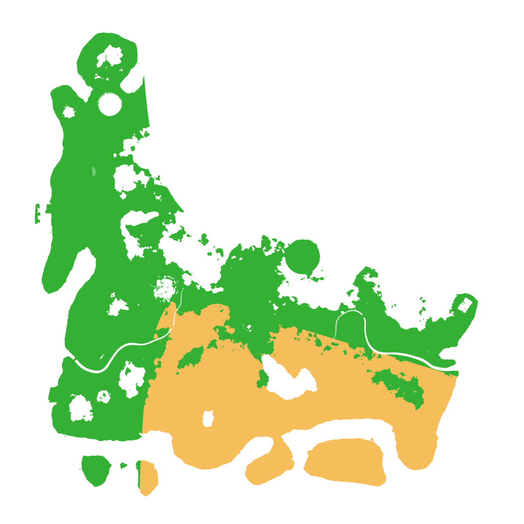 Biome Rust Map: Procedural Map, Size: 4000, Seed: 126292345