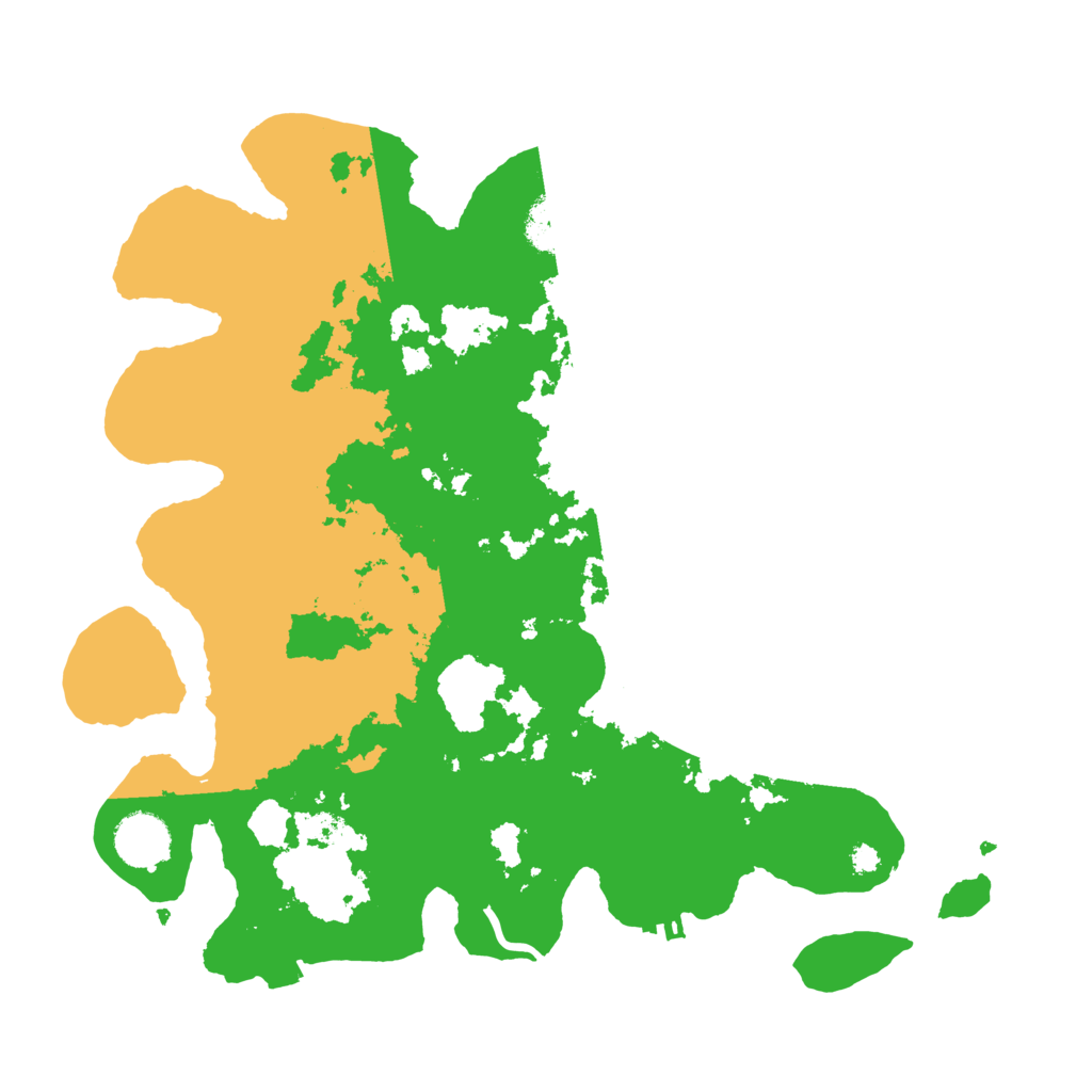 Biome Rust Map: Procedural Map, Size: 3500, Seed: 1087778153