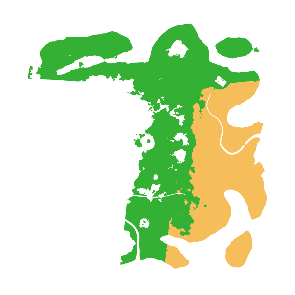 Biome Rust Map: Procedural Map, Size: 3000, Seed: 846794549