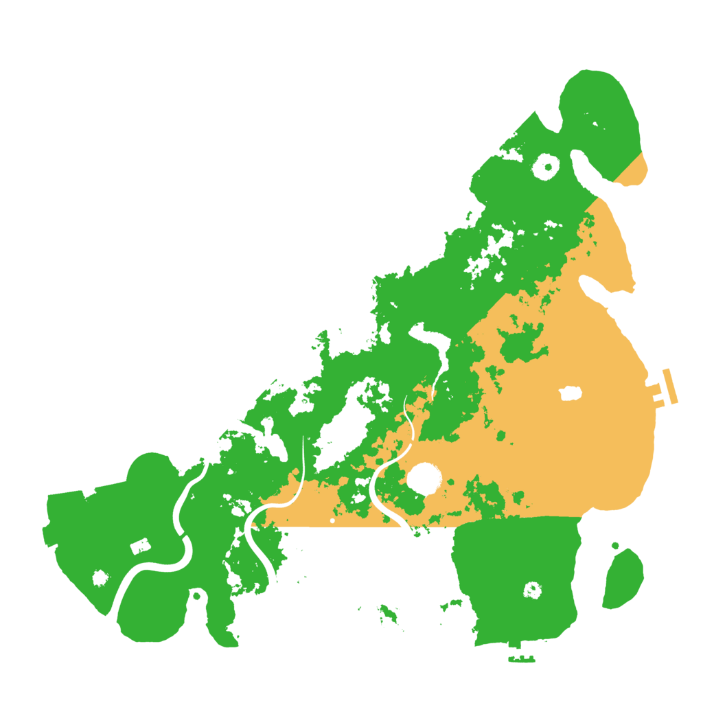 Biome Rust Map: Procedural Map, Size: 4000, Seed: 628320137