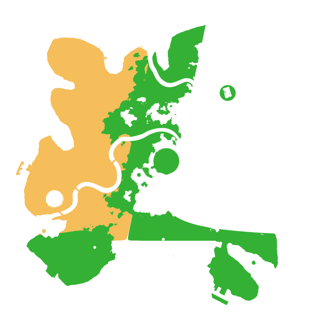 Biome Rust Map: Procedural Map, Size: 3300, Seed: 63257388