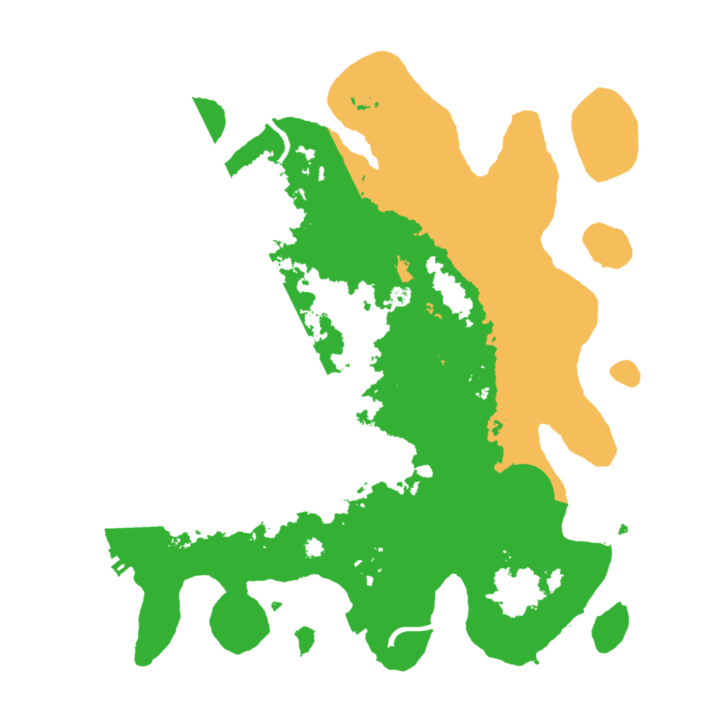 Biome Rust Map: Procedural Map, Size: 3500, Seed: 910826746