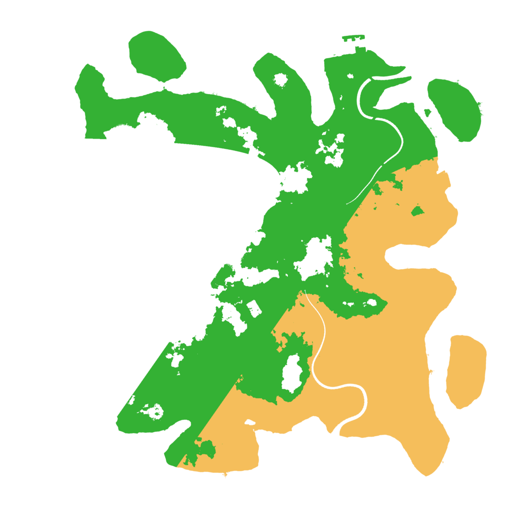 Biome Rust Map: Procedural Map, Size: 3500, Seed: 1923698818