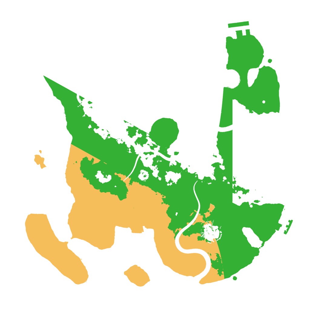 Biome Rust Map: Procedural Map, Size: 3000, Seed: 505285196