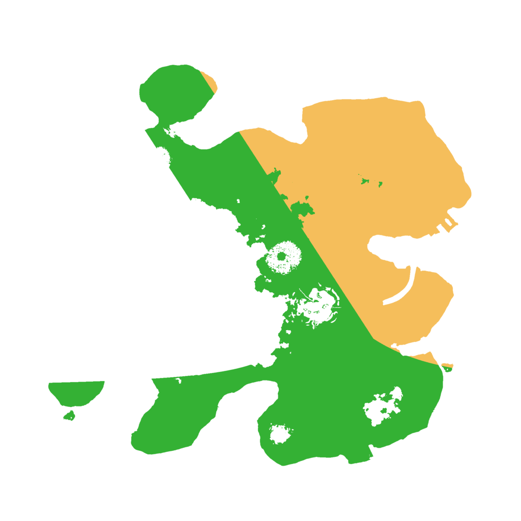 Biome Rust Map: Procedural Map, Size: 2400, Seed: 1246127378