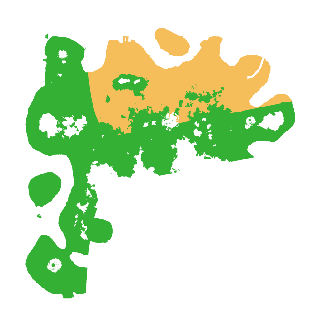 Biome Rust Map: Procedural Map, Size: 3500, Seed: 404590595