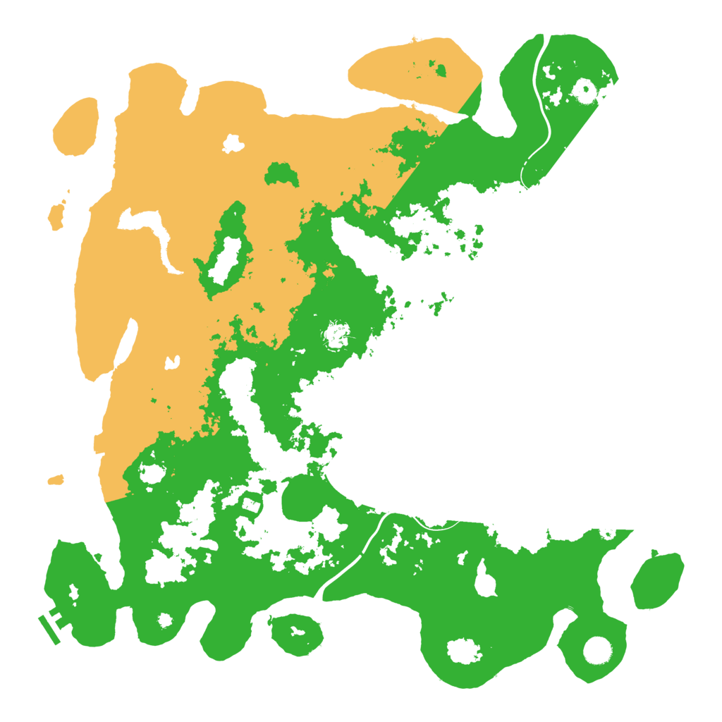 Biome Rust Map: Procedural Map, Size: 4500, Seed: 1433618840