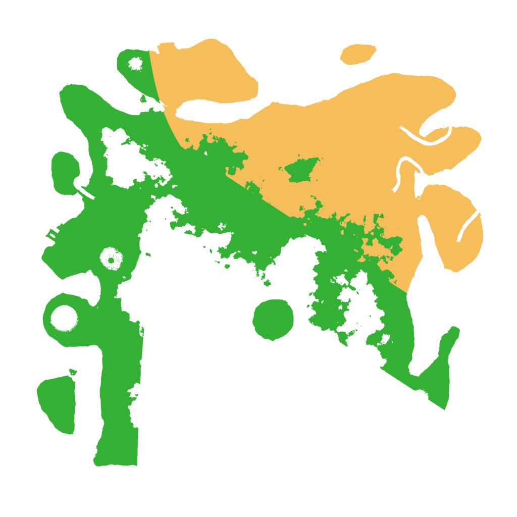 Biome Rust Map: Procedural Map, Size: 3500, Seed: 9623526