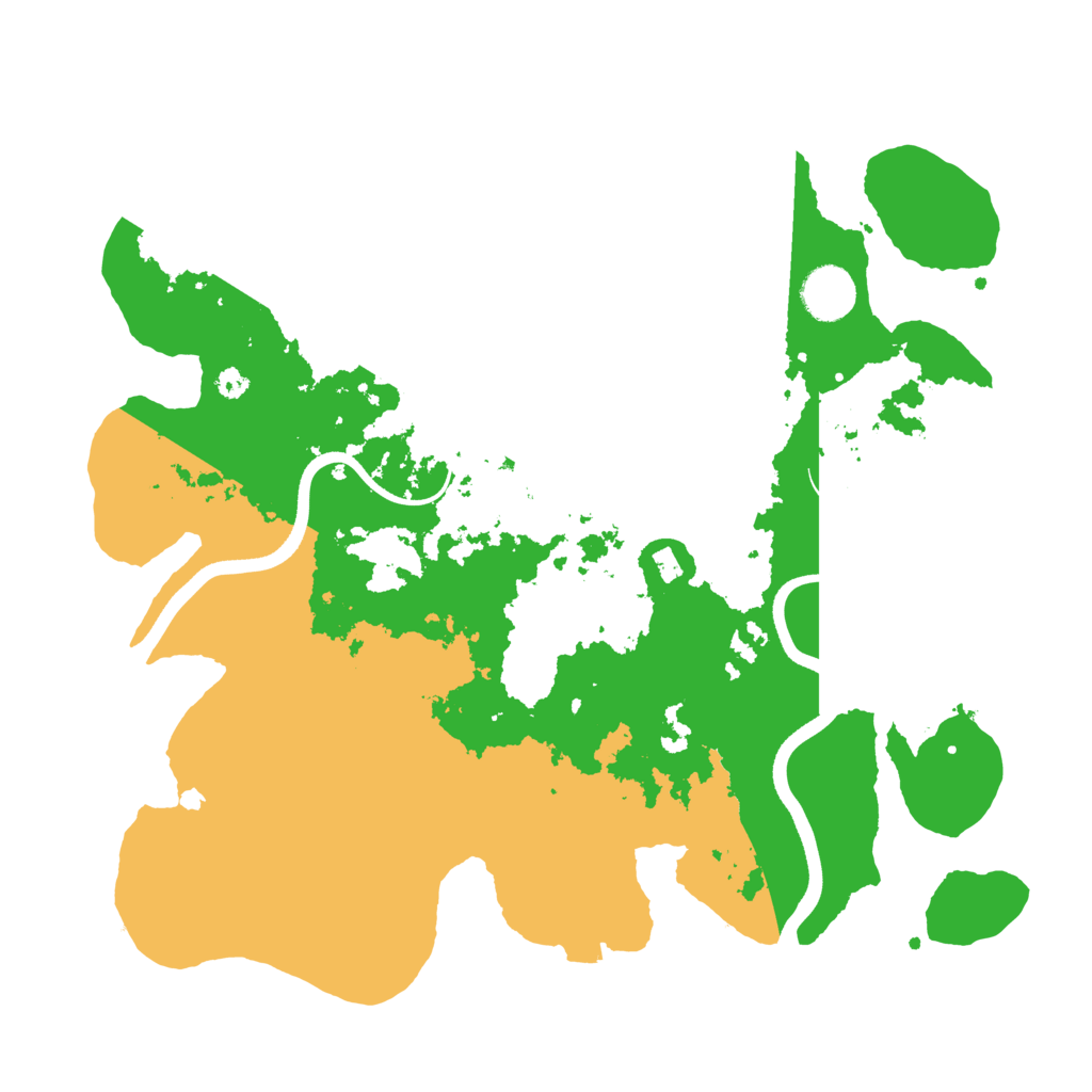 Biome Rust Map: Procedural Map, Size: 3600, Seed: 1807123003