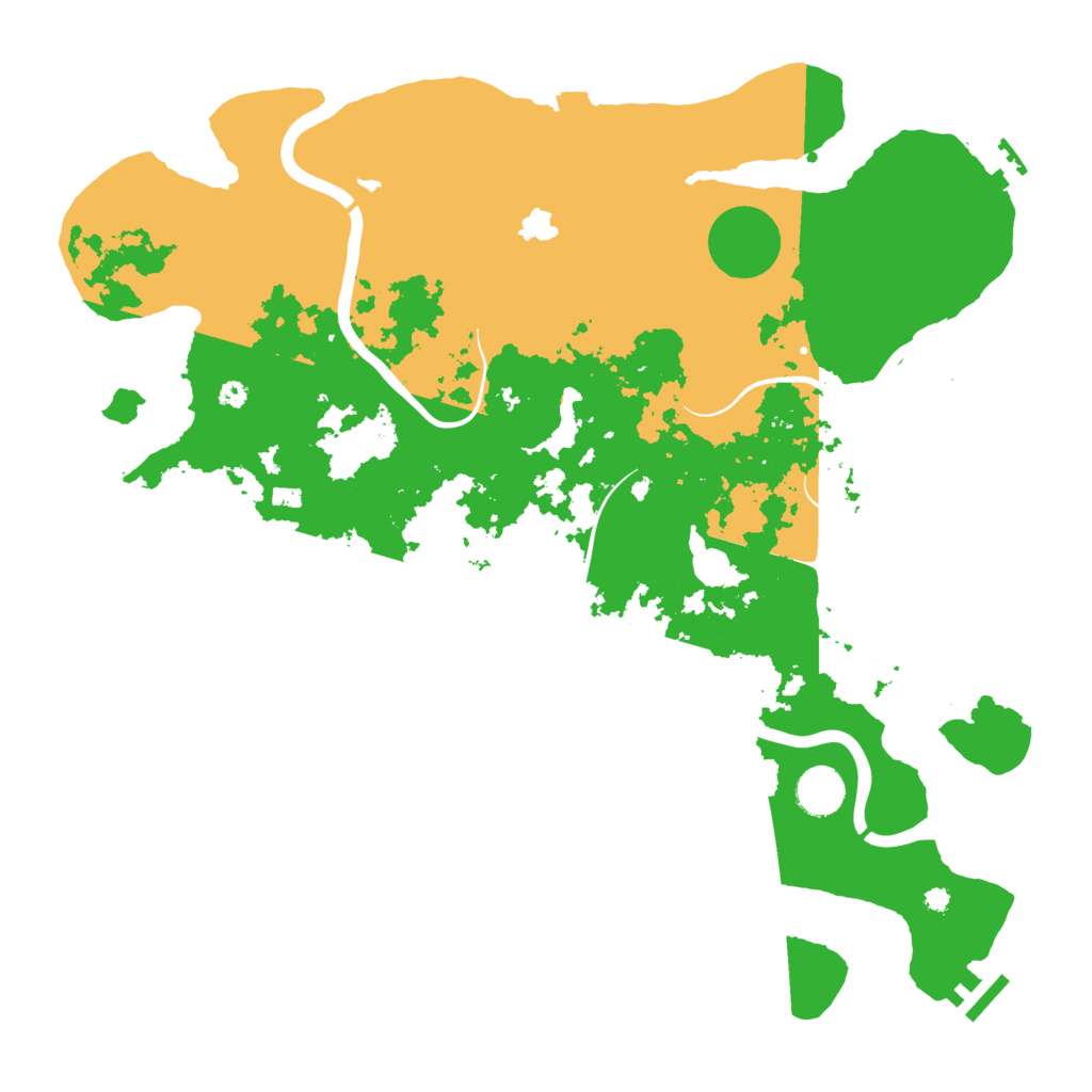 Biome Rust Map: Procedural Map, Size: 4000, Seed: 1197079981