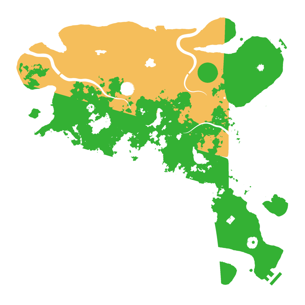 Biome Rust Map: Procedural Map, Size: 4000, Seed: 1197079981