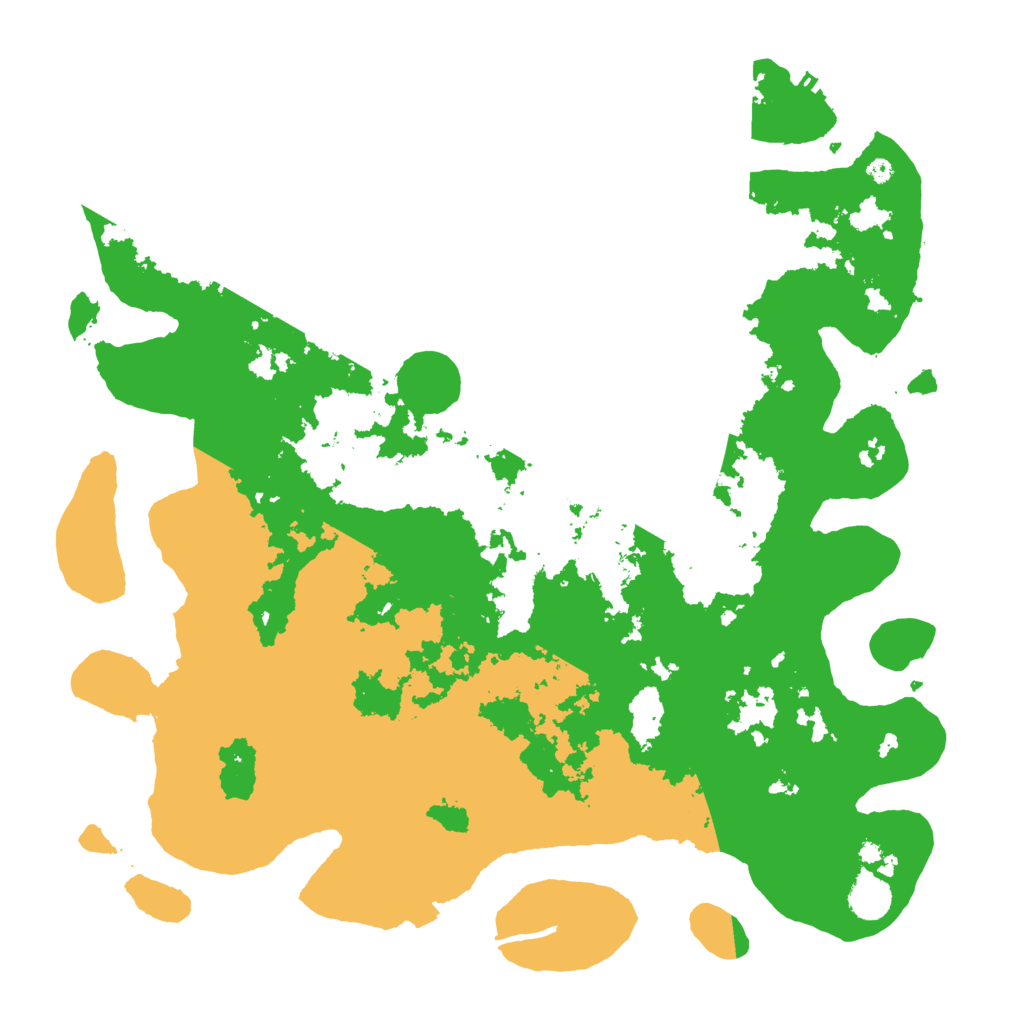 Biome Rust Map: Procedural Map, Size: 4300, Seed: 42186617