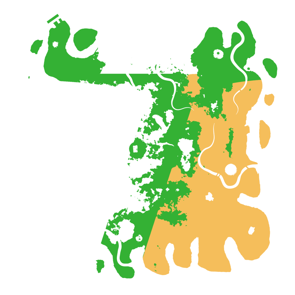 Biome Rust Map: Procedural Map, Size: 4500, Seed: 1448788457