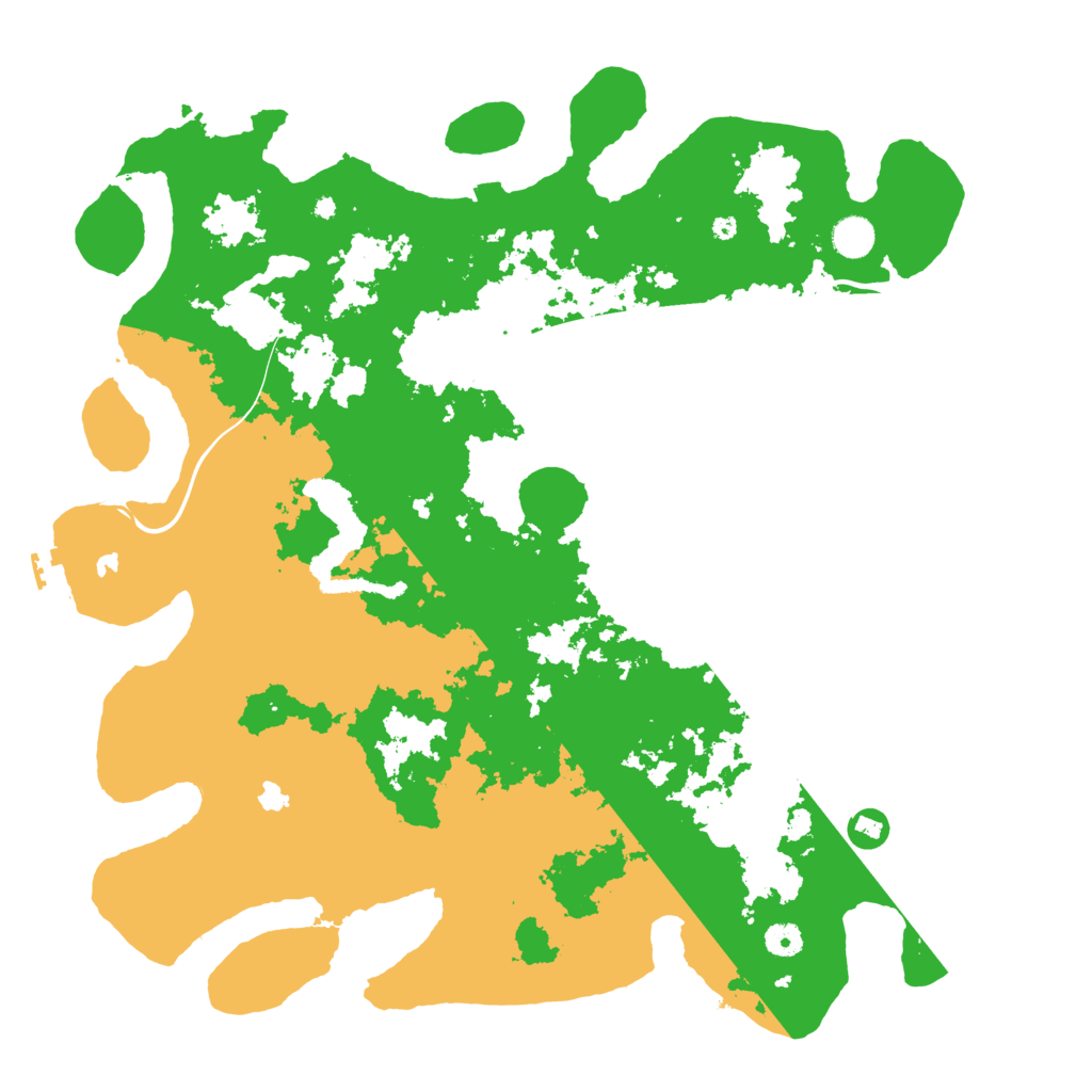 Biome Rust Map: Procedural Map, Size: 4550, Seed: 75934443