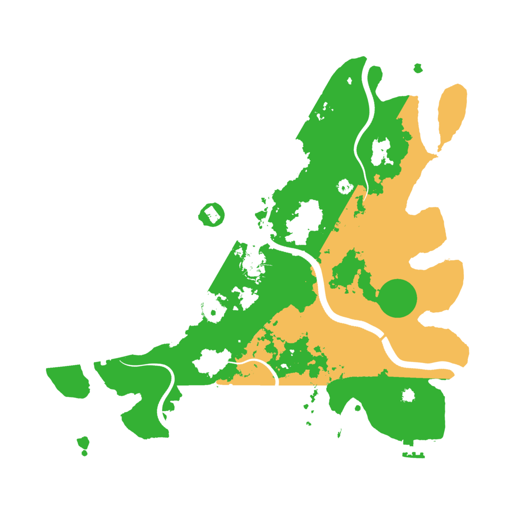 Biome Rust Map: Procedural Map, Size: 3500, Seed: 1452129943