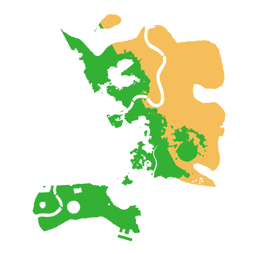 Biome Rust Map: Procedural Map, Size: 3500, Seed: 1413230696