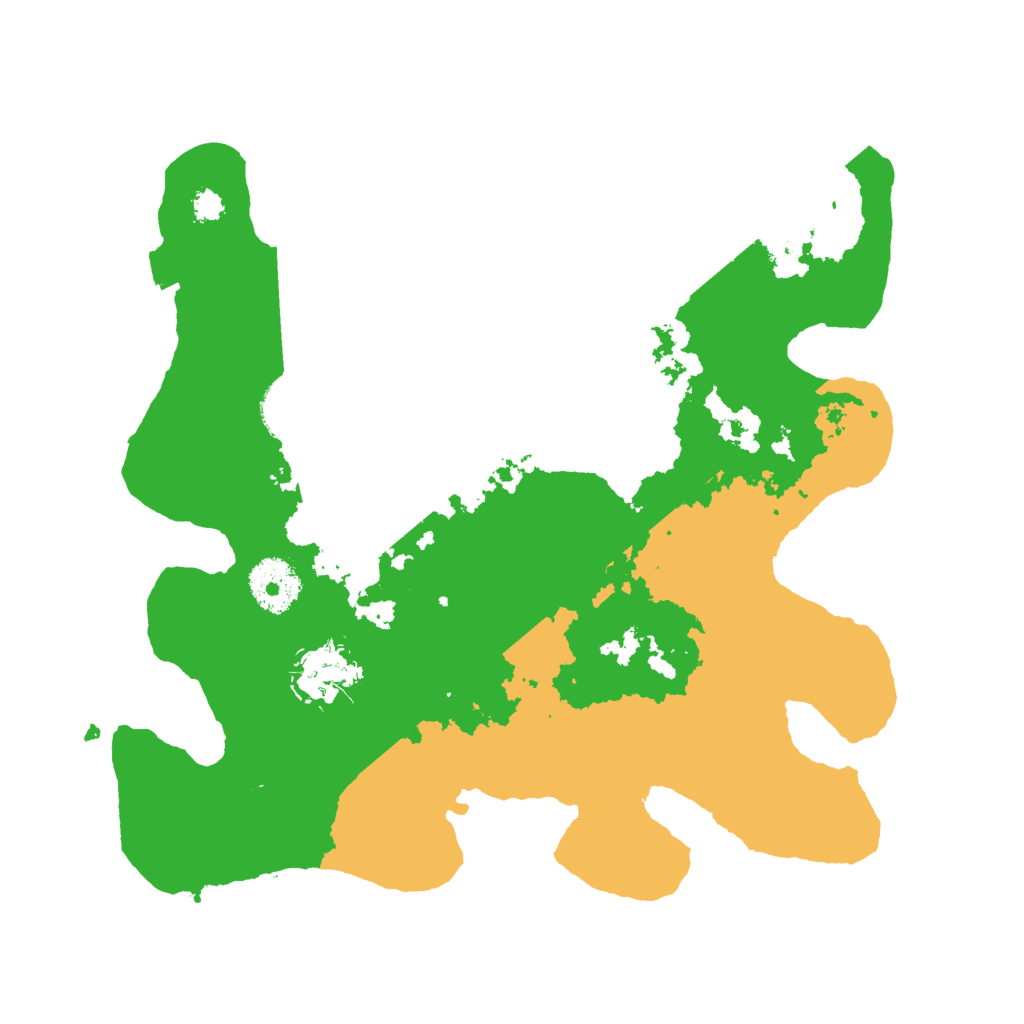 Biome Rust Map: Procedural Map, Size: 3000, Seed: 1151666349