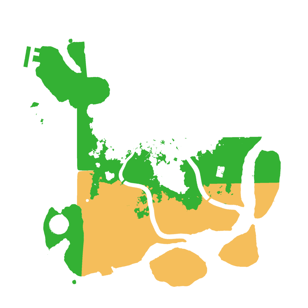 Biome Rust Map: Procedural Map, Size: 3000, Seed: 767667