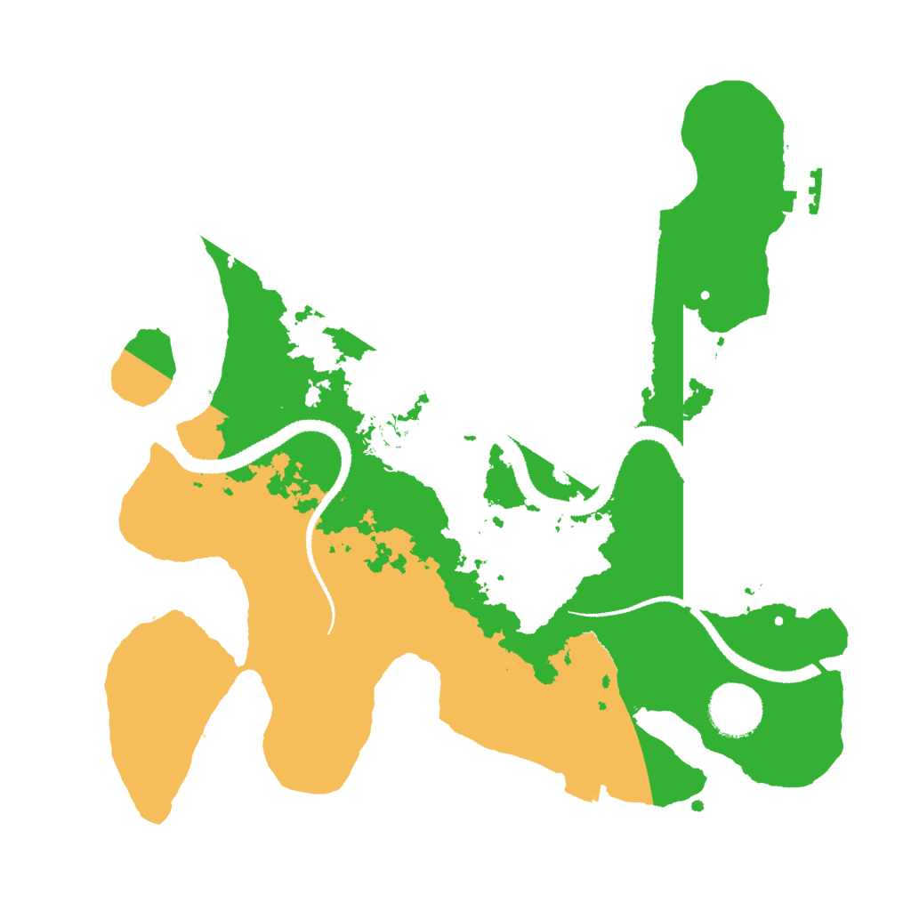 Biome Rust Map: Procedural Map, Size: 3000, Seed: 1503373024