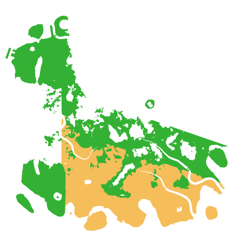 Biome Rust Map: Procedural Map, Size: 4500, Seed: 4534