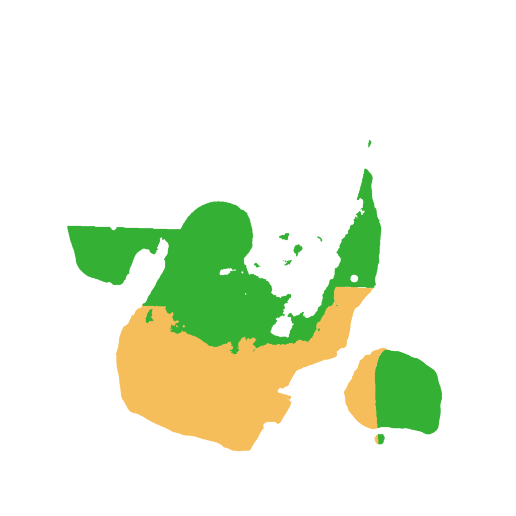 Biome Rust Map: Procedural Map, Size: 2000, Seed: 62707792