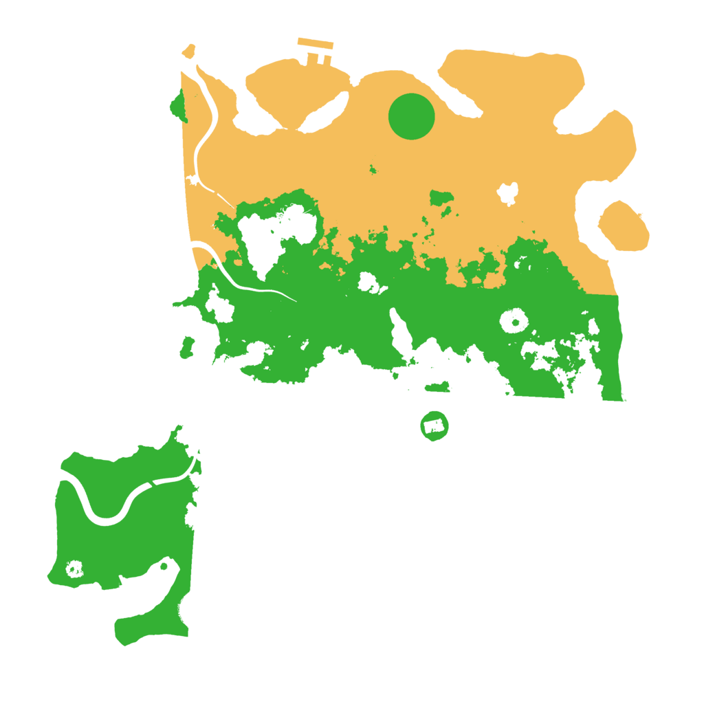 Biome Rust Map: Procedural Map, Size: 4000, Seed: 1709007698