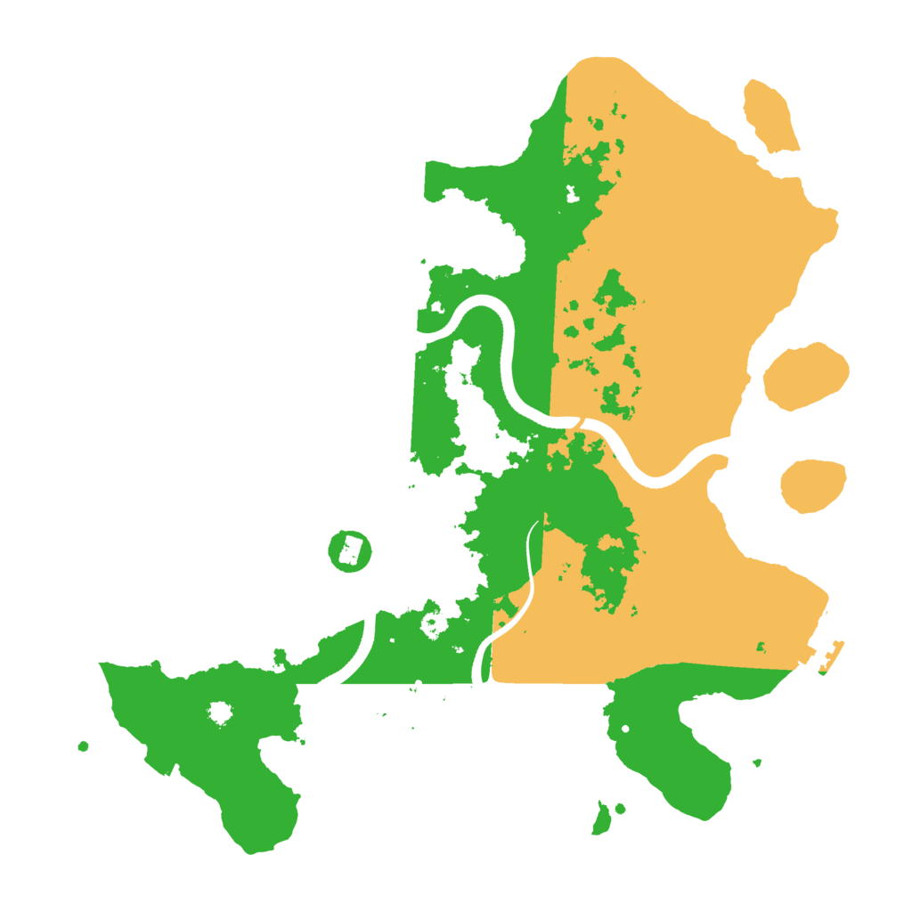 Biome Rust Map: Procedural Map, Size: 3500, Seed: 1760332064