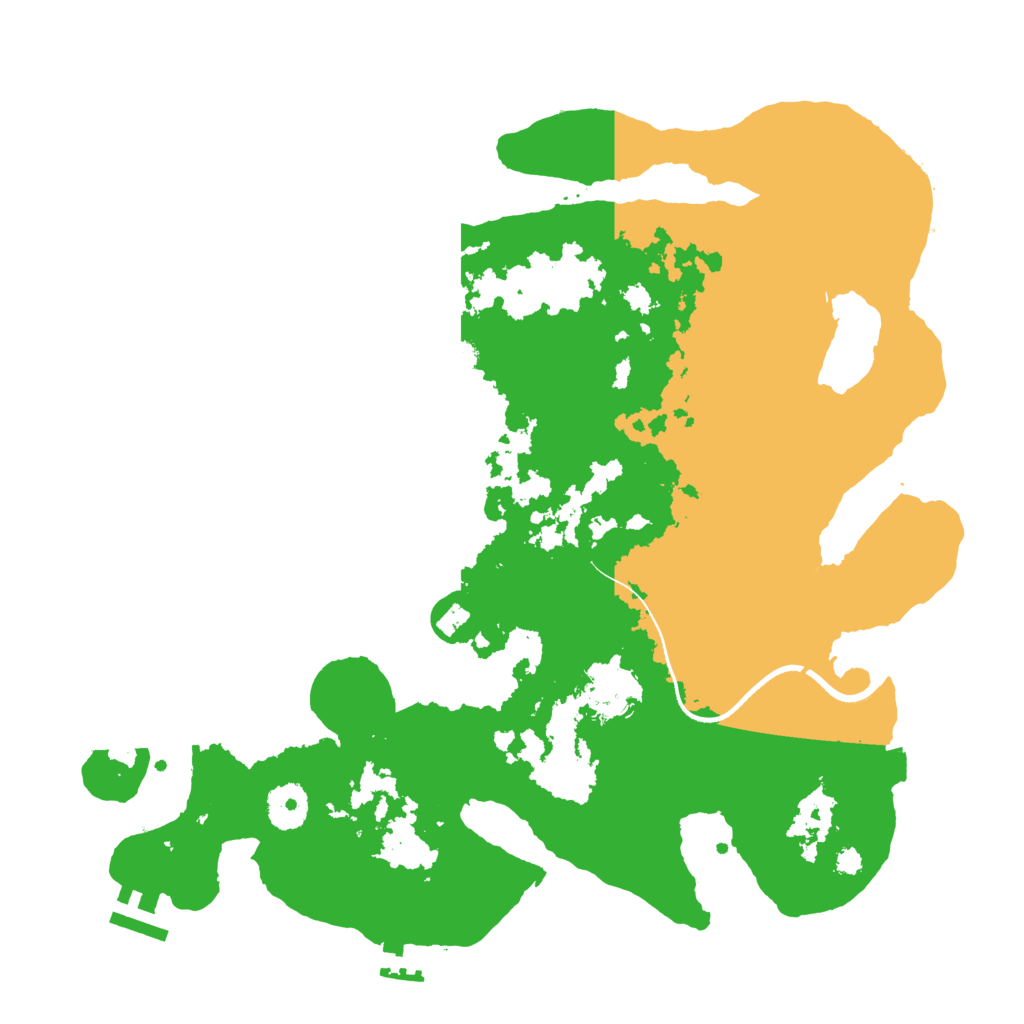 Biome Rust Map: Procedural Map, Size: 3500, Seed: 1188945132