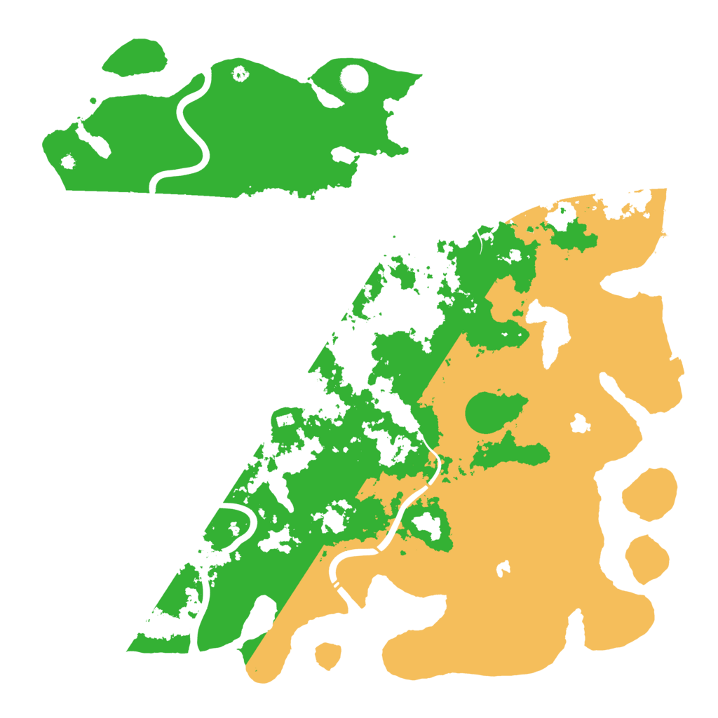 Biome Rust Map: Procedural Map, Size: 4600, Seed: 6