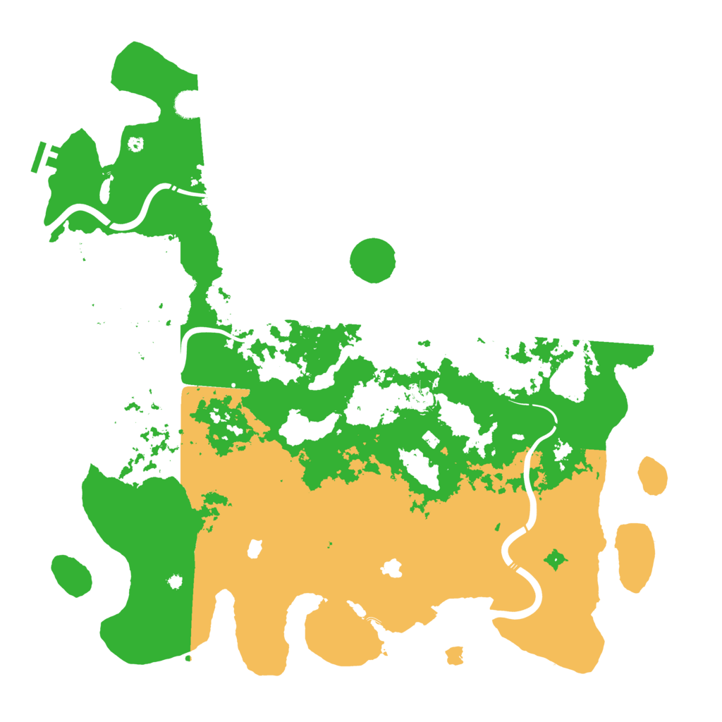 Biome Rust Map: Procedural Map, Size: 4600, Seed: 1010