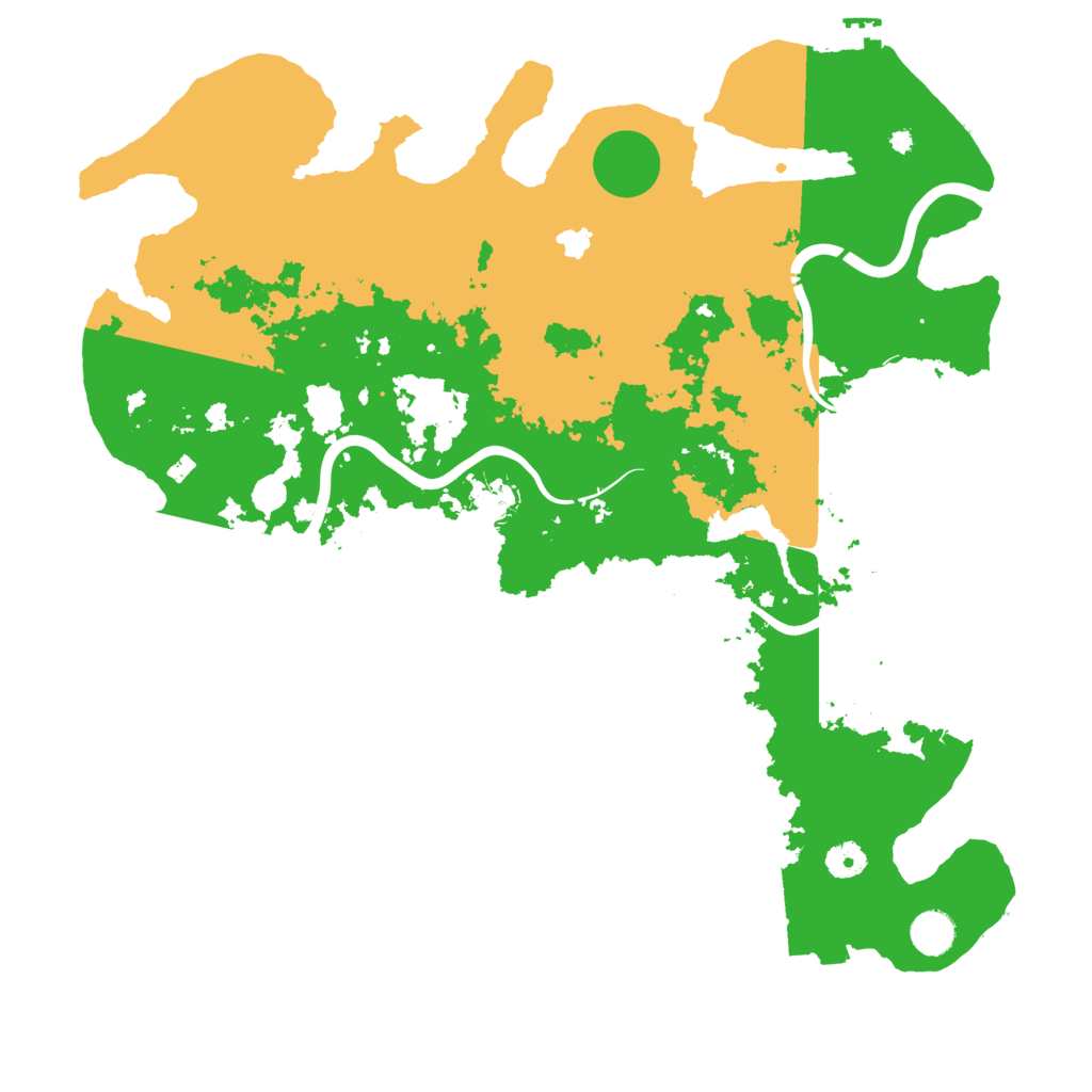 Biome Rust Map: Procedural Map, Size: 4300, Seed: 38000