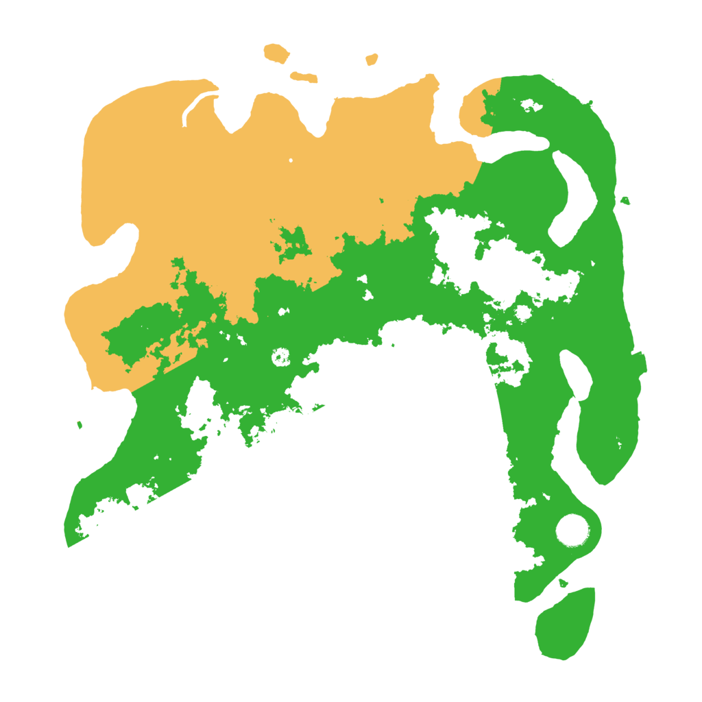 Biome Rust Map: Procedural Map, Size: 3800, Seed: 47344479