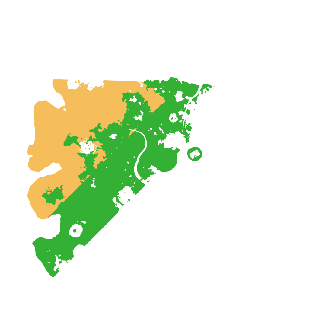 Biome Rust Map: Procedural Map, Size: 3500, Seed: 452068242