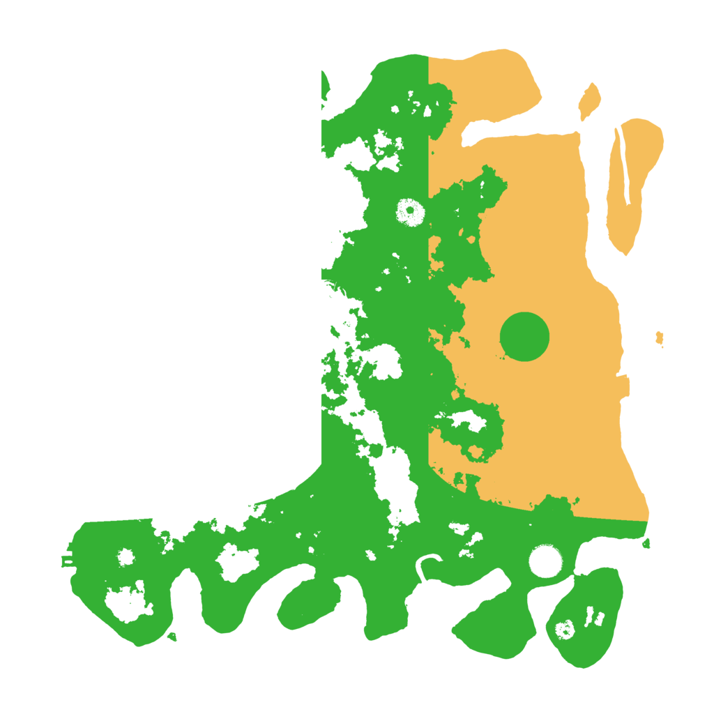 Biome Rust Map: Procedural Map, Size: 3800, Seed: 39679050