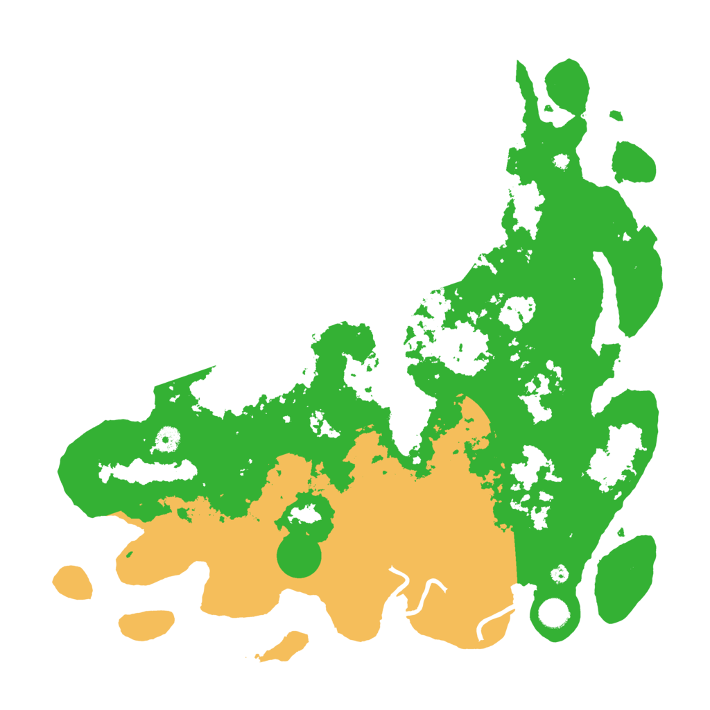 Biome Rust Map: Procedural Map, Size: 4200, Seed: 1962480816