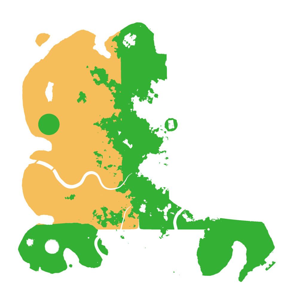 Biome Rust Map: Procedural Map, Size: 3800, Seed: 61704791