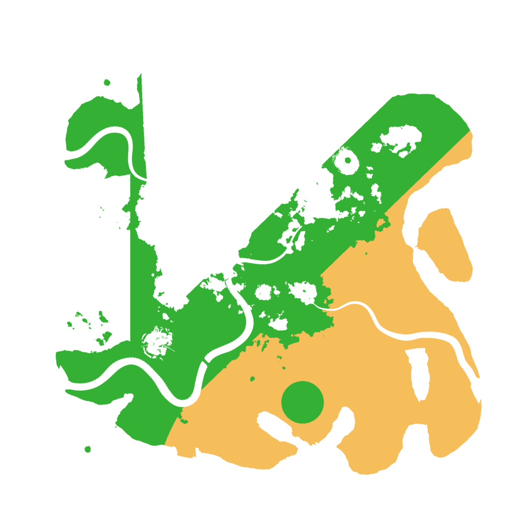 Biome Rust Map: Procedural Map, Size: 3250, Seed: 616652568