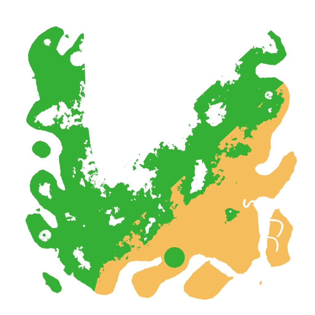 Biome Rust Map: Procedural Map, Size: 4050, Seed: 1003504208