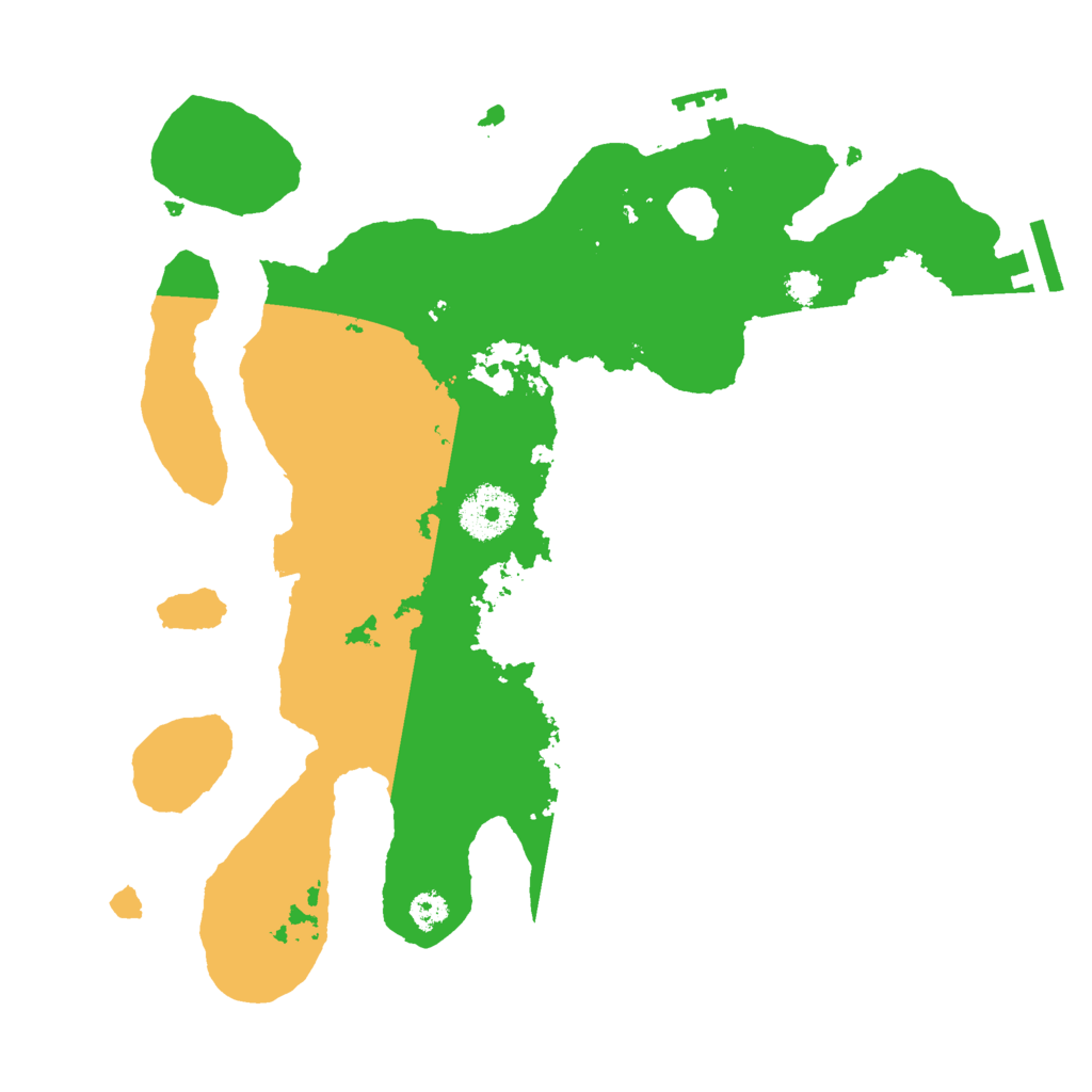 Biome Rust Map: Procedural Map, Size: 3000, Seed: 439401606