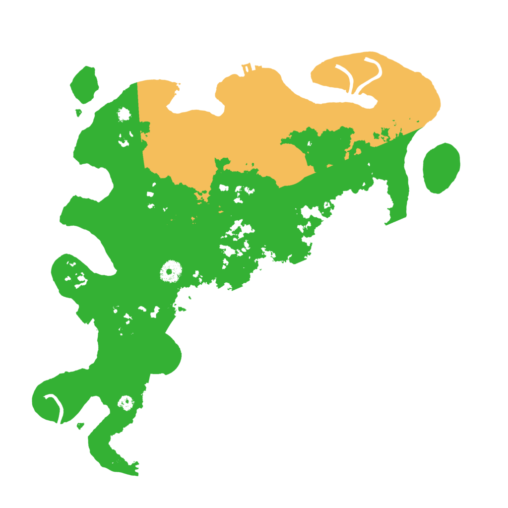 Biome Rust Map: Procedural Map, Size: 3500, Seed: 755358896