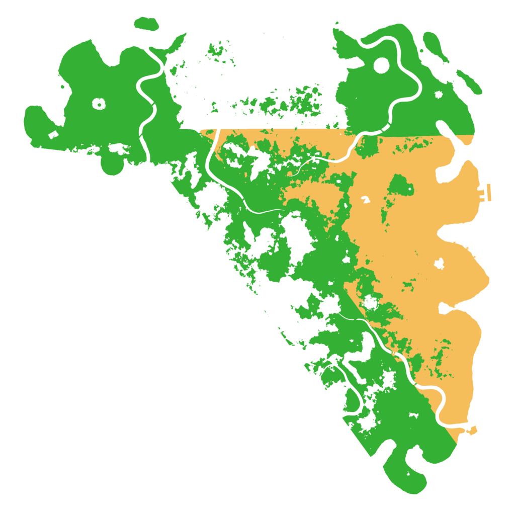 Biome Rust Map: Procedural Map, Size: 6000, Seed: 439507038