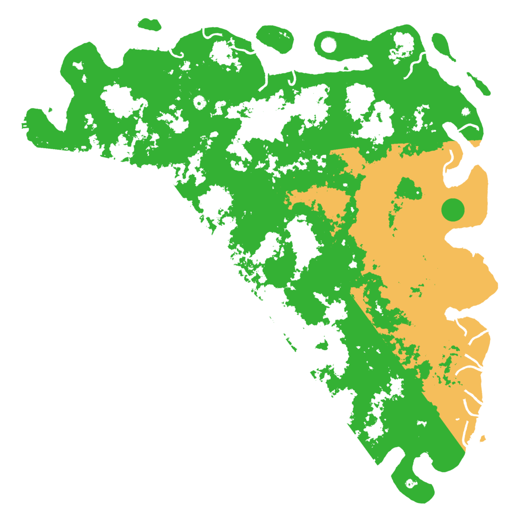 Biome Rust Map: Procedural Map, Size: 6000, Seed: 439507038