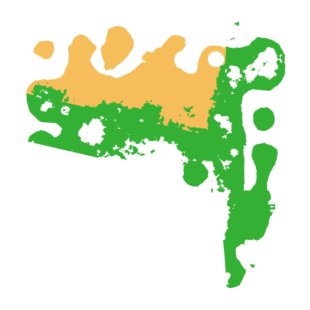 Biome Rust Map: Procedural Map, Size: 3500, Seed: 356065276