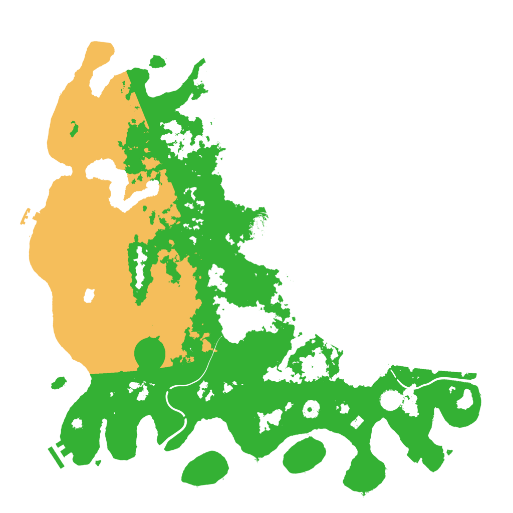 Biome Rust Map: Procedural Map, Size: 4350, Seed: 97941