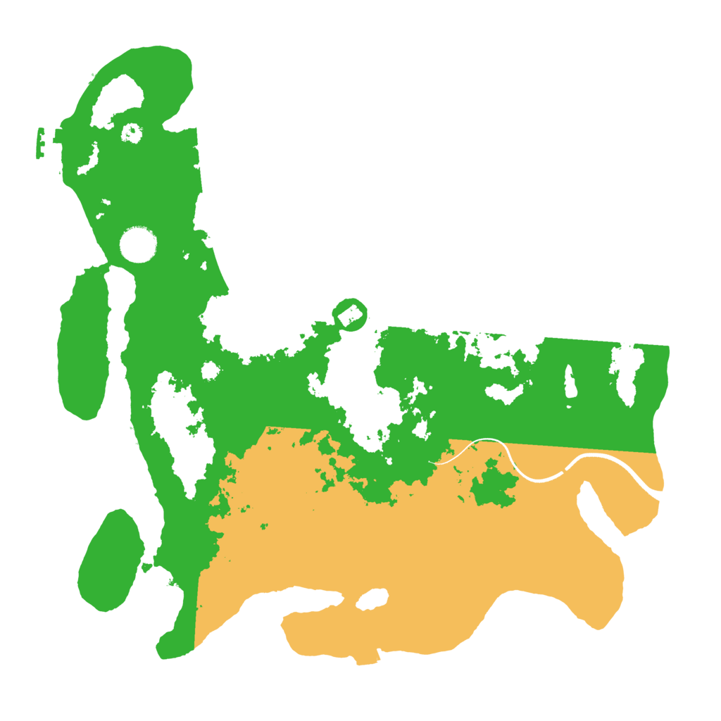 Biome Rust Map: Procedural Map, Size: 3500, Seed: 1124990426