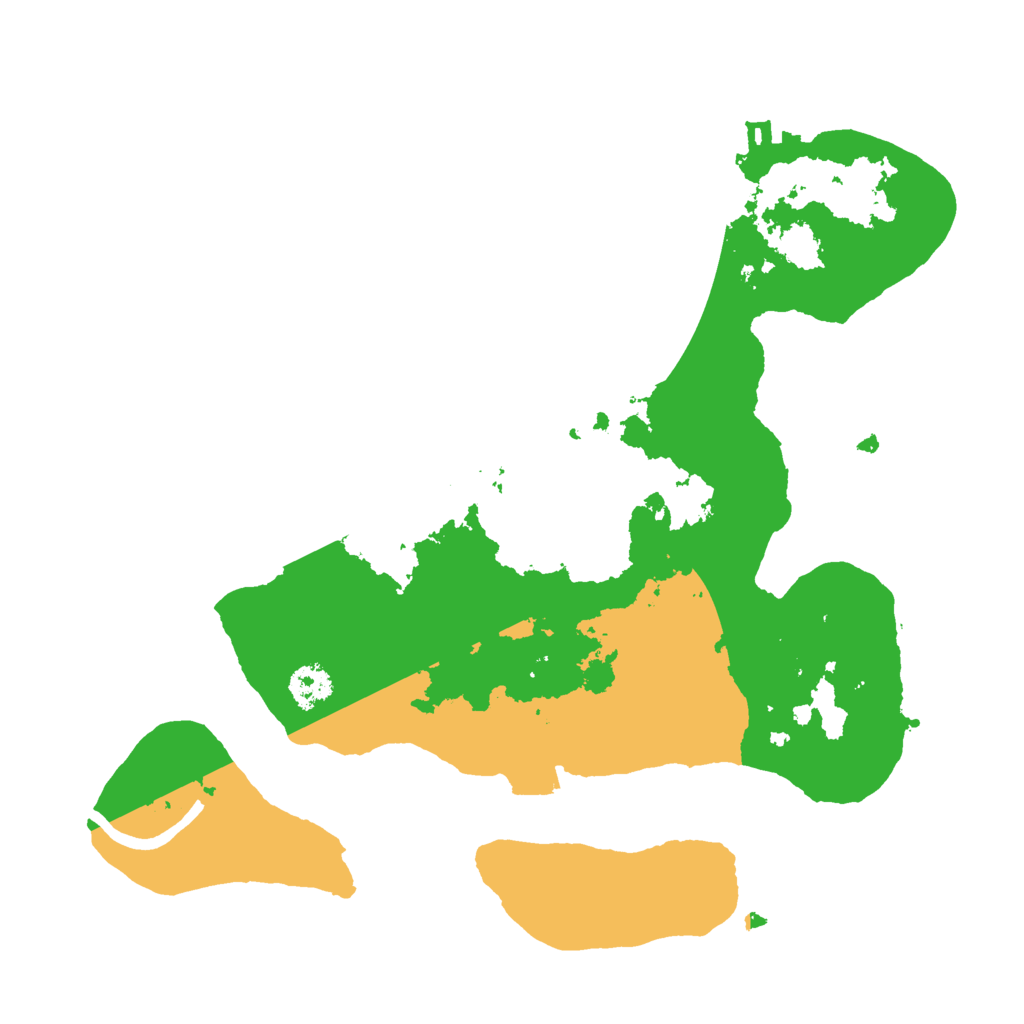 Biome Rust Map: Procedural Map, Size: 2500, Seed: 4656