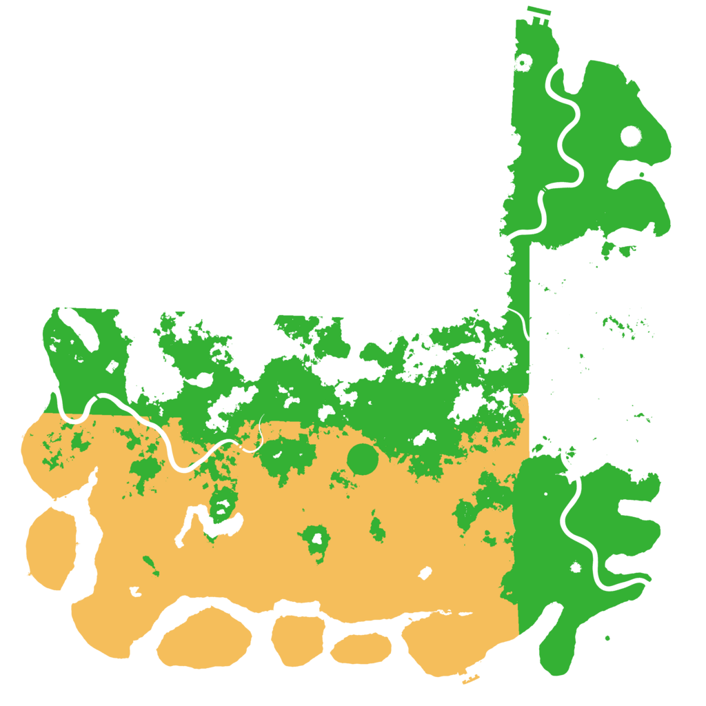 Biome Rust Map: Procedural Map, Size: 6000, Seed: 62707792