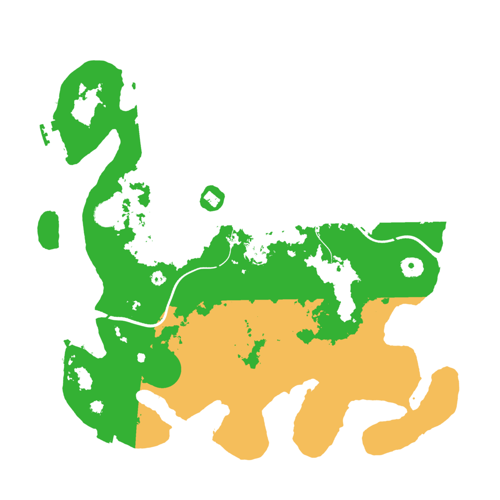 Biome Rust Map: Procedural Map, Size: 3500, Seed: 82474176