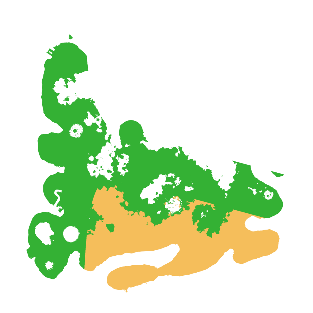 Biome Rust Map: Procedural Map, Size: 3500, Seed: 570111662